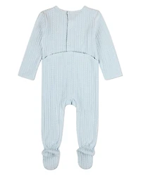 MeMoi Baby Girls Delicate Link Patterned Footie