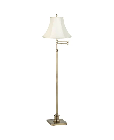 360 Lighting Traditional Swing Arm Floor Lamp Adjustable Height 70" Tall