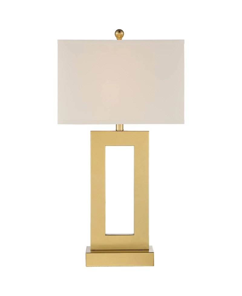 360 Lighting Marshall Modern Table Lamp with Marble Riser 30" Tall Champagne Oatmeal Shade for Bedroom Living Room Bedside Nightstand House