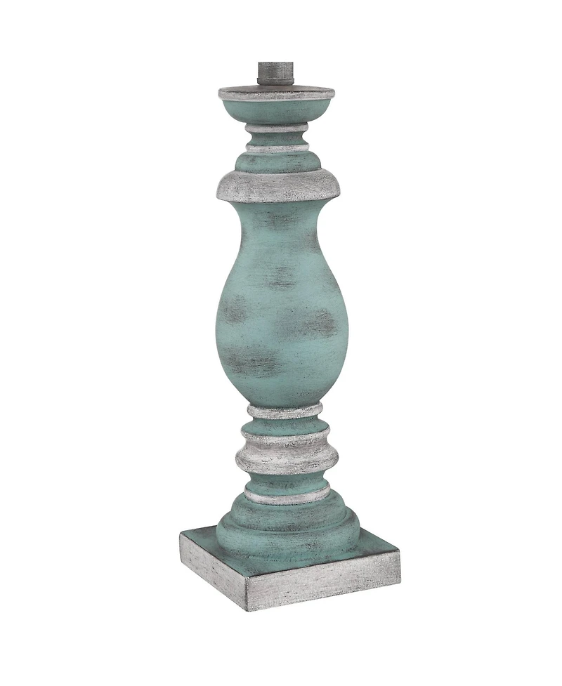 Regency Hill Patsy 26 1/2" Tall Farmhouse Rustic Traditional Table Lamps Set of 2 WiFi Smart Socket Living Room Bedroom