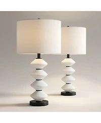360 Lighting Lucy 26 1/2" High Glass Table Lamp Set of 2
