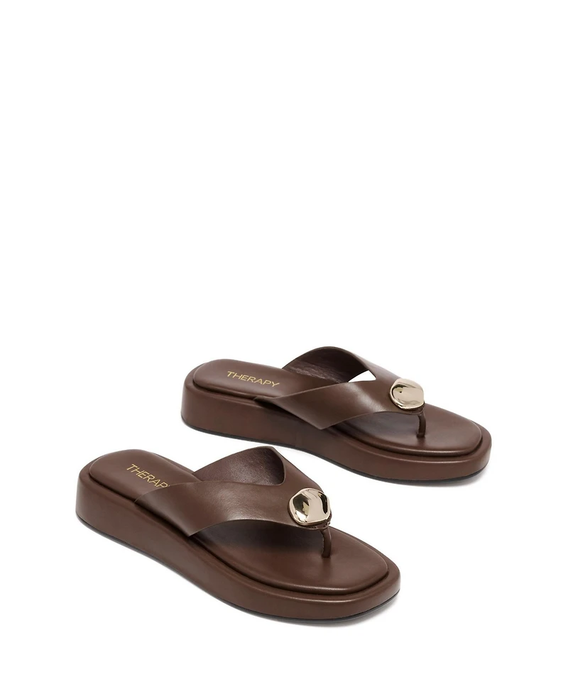 Therapy Australia Women's Val Square Toe Thong Sandal