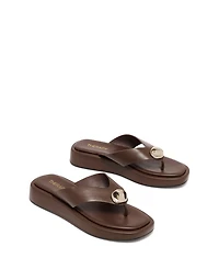 Therapy Australia Women's Val Square Toe Thong Sandal