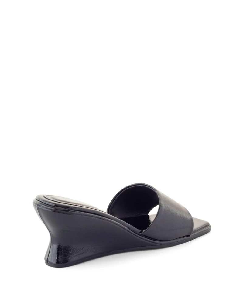 Therapy Australia Women's Lafayette Square-Toe Wedge Slide Sandal