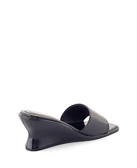 Therapy Australia Women's Lafayette Square-Toe Wedge Slide Sandal