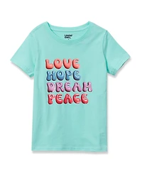 Lands' End Big Girls Plus Short Sleeve Graphic Tee
