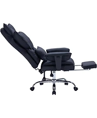 Gaomon 400 lbs Big And Tall Office Chair with Footrest, Executive Leather Ergonomic Desk Chair, Wide Seat Gaming Chair