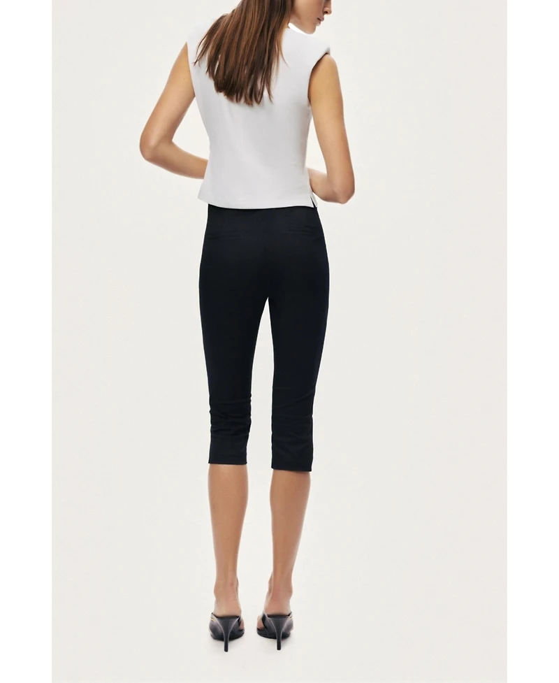 Nocturne Women's Sleeveless Buckle-Detail Blouse