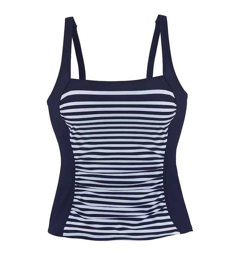 Lascana Women's Striped Tankini Swimsuit Top