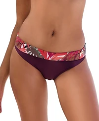 Lascana Women's Tropical Fold Over Bikini Swimsuit Bottom