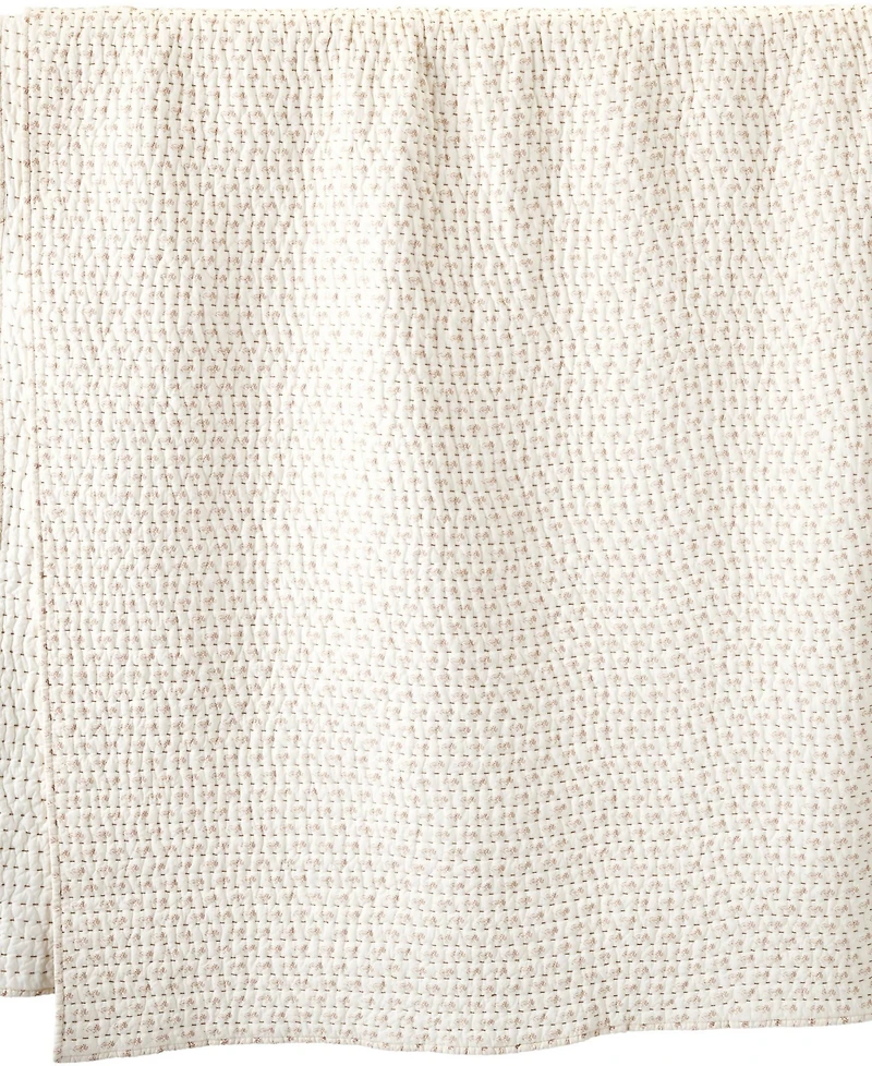 Lands' End Printed Seed Stitch Quilt