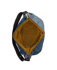 Patricia Nash Lou Denim Patchwork Hobo Handbag