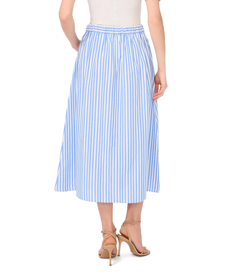 Vince Camuto Women's Pull-On Placket Maxi Skirt