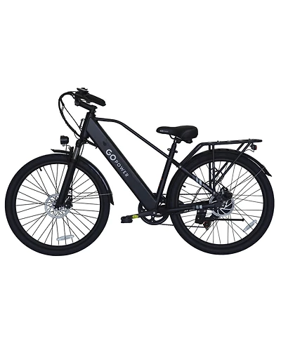 GoPowerBike GoScout Folding Electric Bike 20mph Max Speed & 500W Motor | Gray