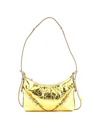 Pre-Owned Givenchy Mini Voyou Shoulder Bag Metallic Leather