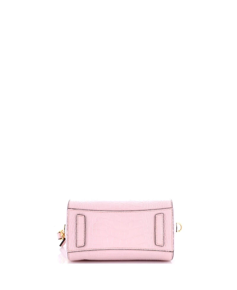 Pre-Owned Givenchy Mini Antigona Bag Embossed Leather