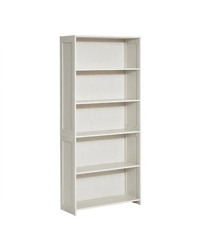Gouun 68 in 5 Tier Wide Bookshelf with Open Display Shelves