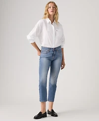 Levi's Women's Classic Mid-Rise Ankle Straight-Leg Jeans