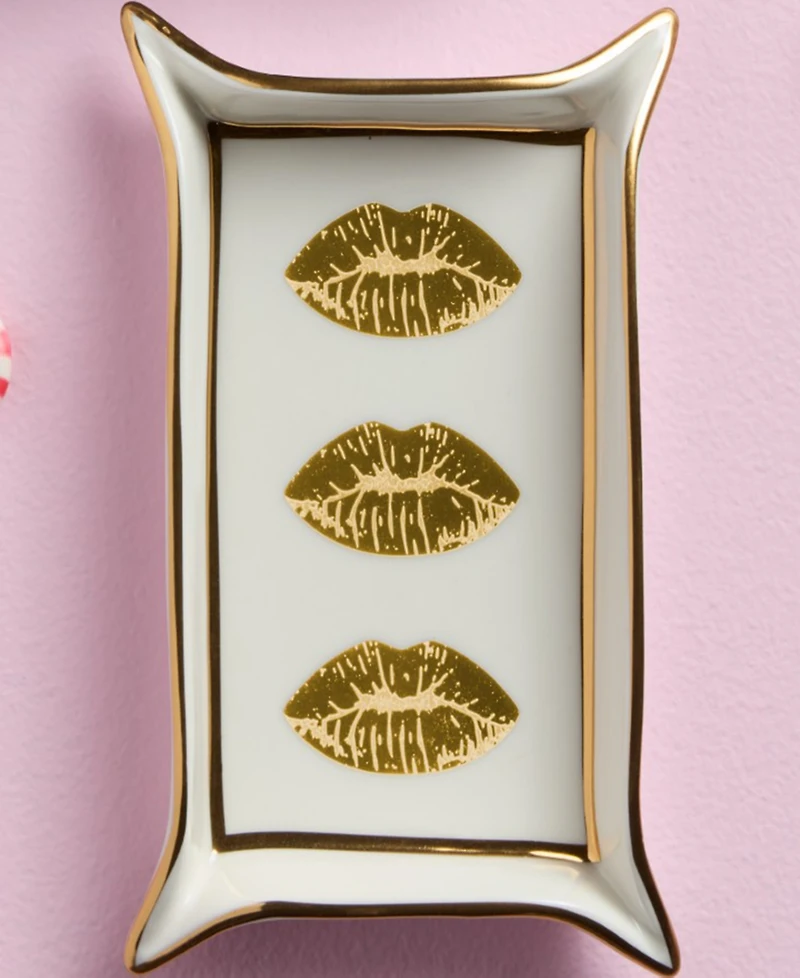 Jonathan Adler Lips 5" Valet Tray