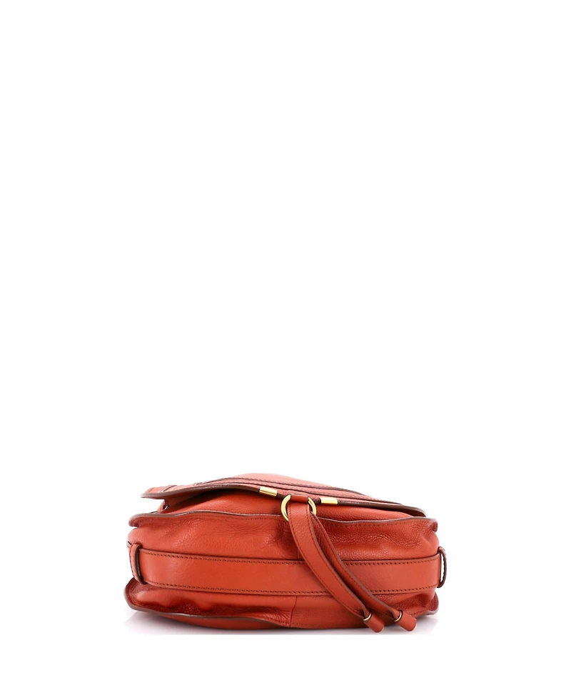 Pre-Owned Chloe Medium Marcie Saddle Bag Leather