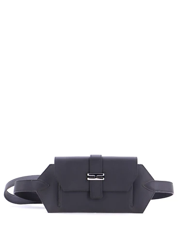 Pre-Owned HERMES Elan Pocket 24 Belt Bag Swift