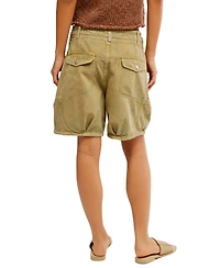 Free People Women's Wild Rebel Mid-Rise Cotton Shorts