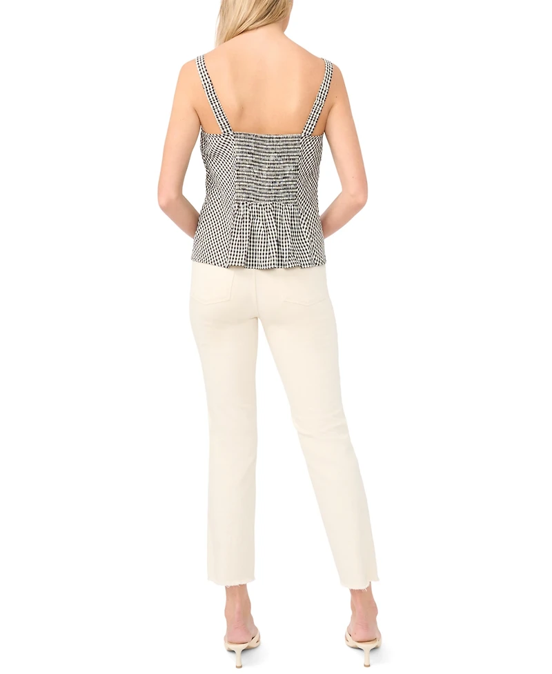 Vince Camuto Women's Sleeveless Button Front Tank Top