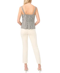 Vince Camuto Women's Sleeveless Button Front Tank Top