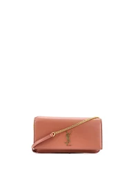 Pre-Owned Saint Laurent Classic Monogram Phone Holder Shoulder Bag Leather