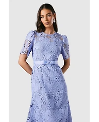 Coast Women's Lace Midi Dress With Bow Belt