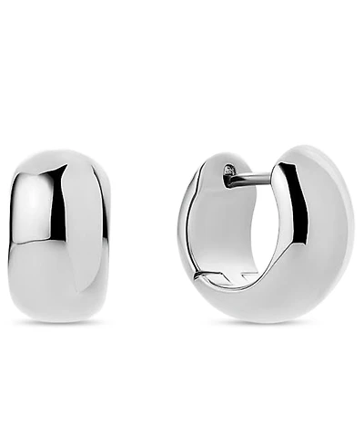 Ana Luisa Giulia Bold Silver Hoop Earrings