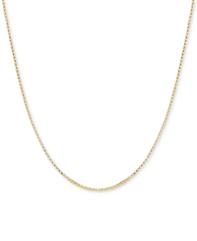 Ana Luisa Jo Gold-Plated Silver Box Chain Necklace