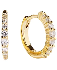 Ana Luisa Nava Gold-Plated Huggie Hoop Earrings