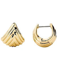 Ana Luisa Haven Gold-Plated Huggie Earrings