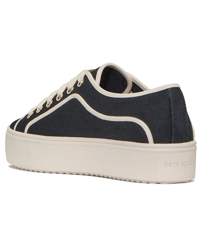 kate spade new york Women's Sam Icon Platform Lace-Up Sneakers