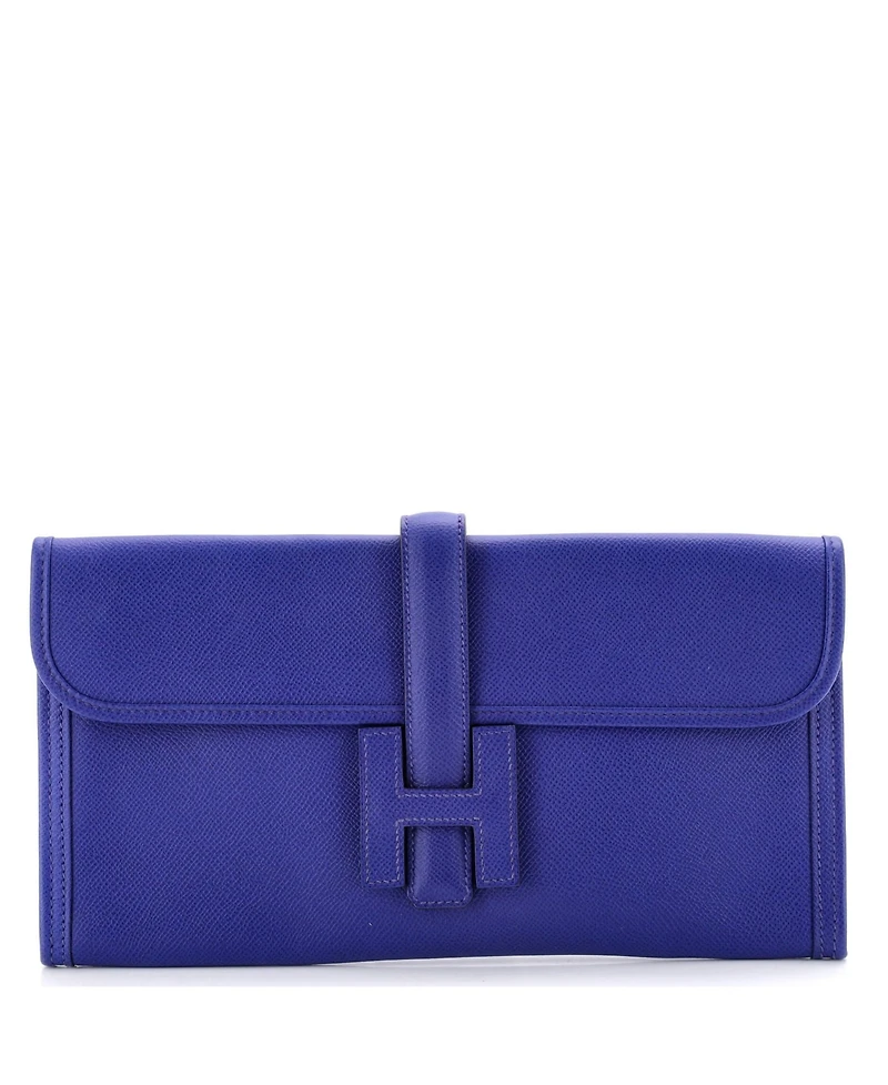 Pre-Owned HERMES 29 Jige Elan Clutch Epsom