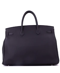 Pre-Owned HERMES Birkin Handbag Togo with Palladium Hardware