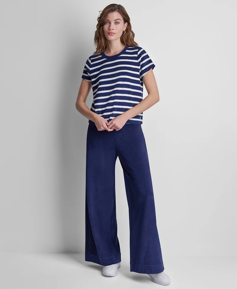 Dkny Jeans Petite Short-Sleeve Crew Neck T-Shirt