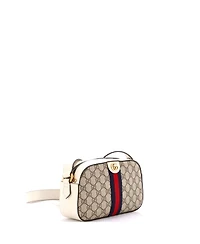 Pre-Owned Gucci Small Ophidia Camera Shoulder Bag Gg Coated Canvas with Leather