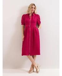 Phase Eight Women's Carey Belted Midi Shirt Dress