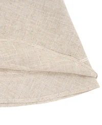 Saro Lifestyle Timeless Solid Linen Blend Tablecloth