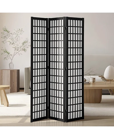 Gouun 3-Panel Japanese-Style Folding Room Divider