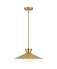 Possini Euro Design Scherer Antique Brass Pendant Light