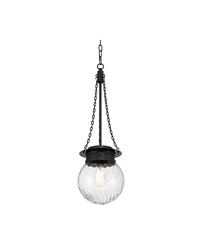 Possini Euro Design Catherine Fluted Glass Mini Pendant Light