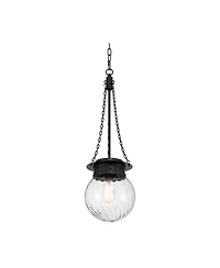 Possini Euro Design Catherine Fluted Glass Mini Pendant Light