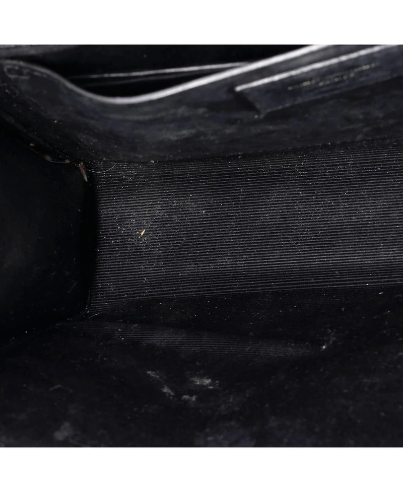 Pre-Owned Saint Laurent Medium Classic Monogram Envelope Satchel Mixed Matelasse Leather