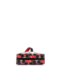 Pre-Owned Prada Small Bibliotheque Shoulder Bag Printed Leather