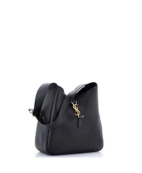 Pre-Owned Saint Laurent Small Le 5 a 7 Supple Hobo Leather