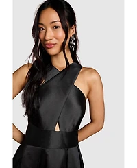 Coast Women's Cross Neck Twill Bridesmaid Dress