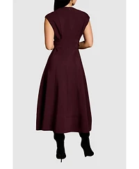 Coast Women's Belted Crepe Dress